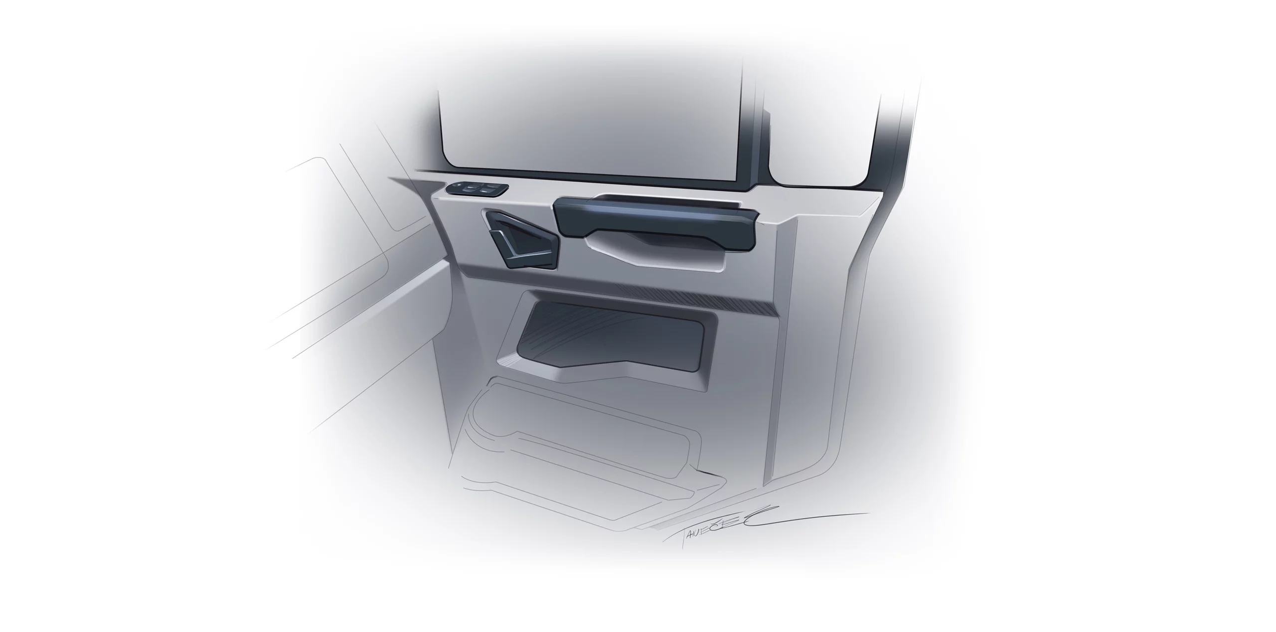 Návrh vnitřní výplně dveří